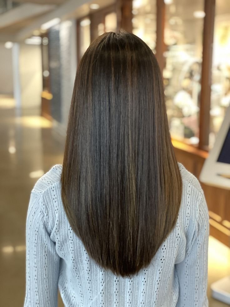 V/U/Straight Hair Cut